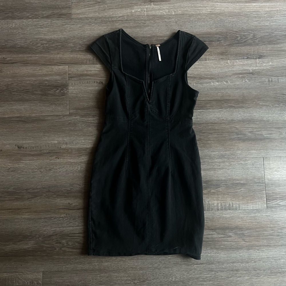 Free People Dark Denim Dress